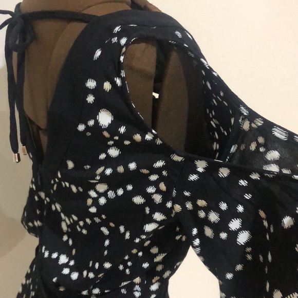 Sass & Bide size 8 speckles and stars foil print dress - Picture 6 of 14